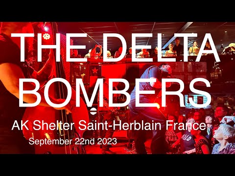 THE DELTA BOMBERS Full Live Concert 4K @ AK Shelter Saint-Herblain France September 22nd 2023