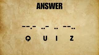 Download lagu GUESS THE WORD MORSE CODE QUIZ mp3