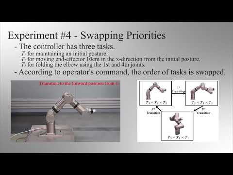 Continuous Task Transition Approach for Robot Controller based on Hierarchical Quadratic Programming