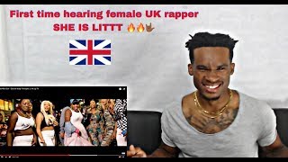 FIRST REACTION TO FEMALE UK RAPPER | STEFFLON DON - OOCHIE WALLY FREESTYLE | LINK UP TV