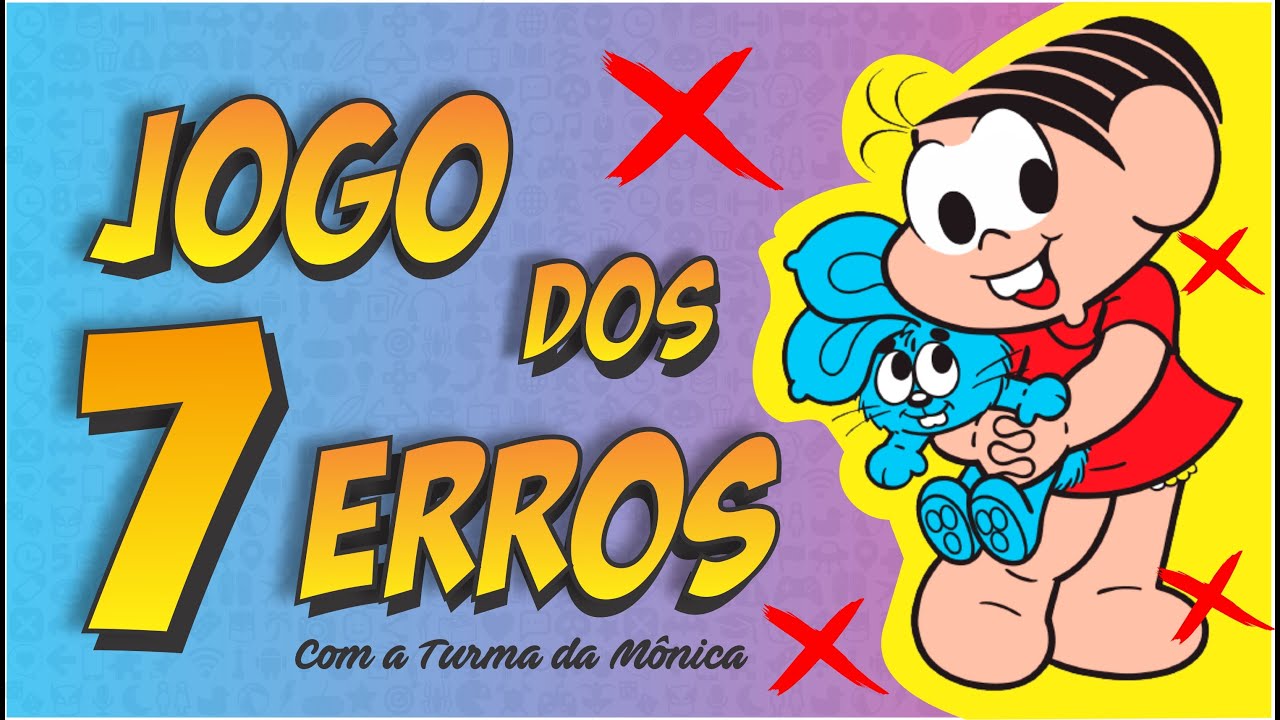 Jogo dos 7 erros da mônica I Encontre os erros [ Com Resposta ]