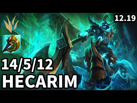 Hecarim Jungle vs Graves - Ranked Master - Patch KR 12.19