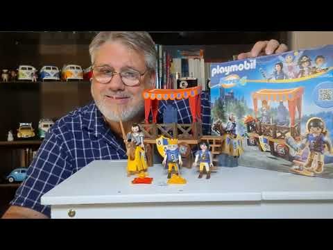 Playmobil 6695 Royal Grandstand with Alex from 2014 (Super 4 series): Great for the knight world!