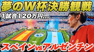 【チケット代120万円】夢のW杯決勝は想像を超えていた…|スペインvsアルゼンチン