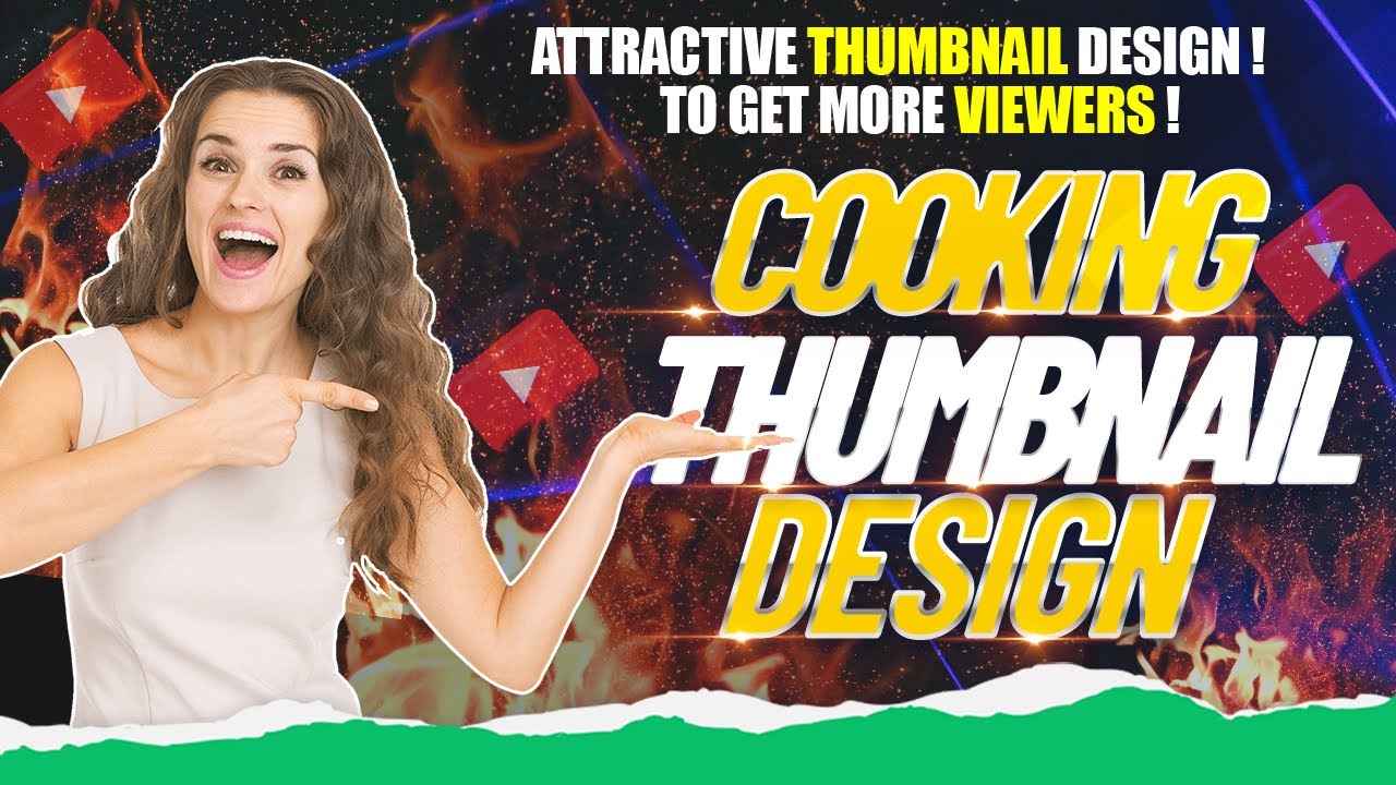 Thumbnail Design for cooking vlogs