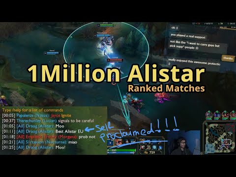 Alistar Main Support 1Million / Love ADCs like this Lucian!!!