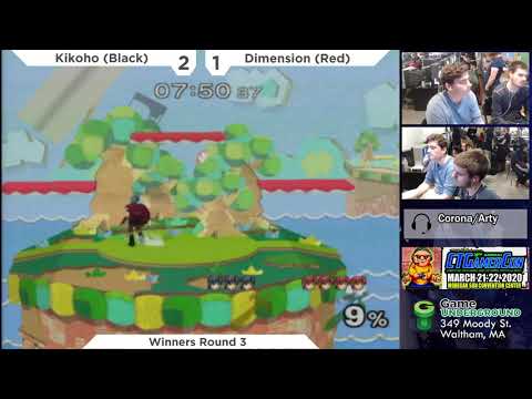 Mass Madness 32 SSBM - Kikoho (Black Marth) vs. Dimension (Red Marth) - Melee WR3
