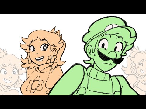 How Luigi and Daisy Started Dating - Mario (ANIMATIC)