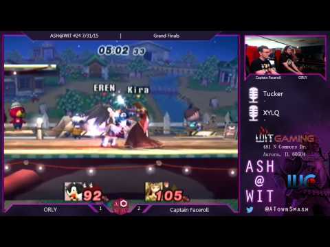 ORLY (Sonic, Falcon) vs. TW | Captain Faceroll (Sheik, Zelda) - PM Grand Finals ASH@WIT #24 7/31/15
