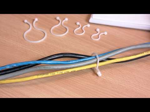 D-Line Cable Tidy Twists Office Installation Video