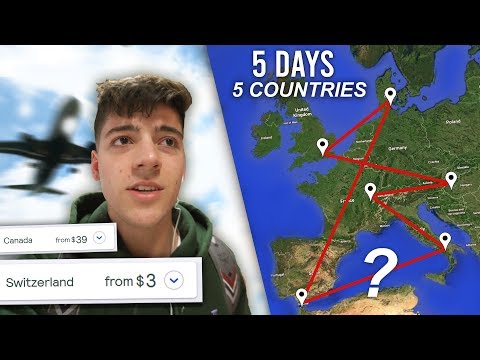 I Took the CHEAPEST Flight EVERYDAY for a WEEK… (How did I end up here)