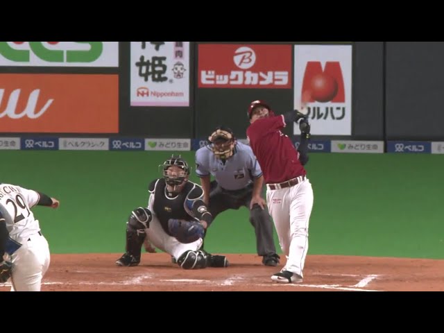 【9回表】フルスイングで逆方向に運んだ!! イーグルス・浅村のソロホームラン!! 2019/8/1 F-E