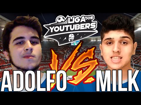 AGORA VAI?! ADOLFO vs MILK - Liga dos Youtubers FIFA 16