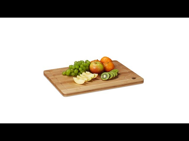 Video Teaser für Tranchierbrett Bambus