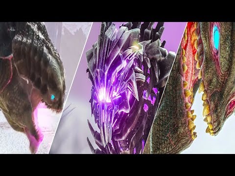 ARK: Extinction - ALL BOSSES (BETA KING TITAN/GAMMA KING TITAN/ALPHA KING TITAN)