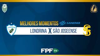 LONDRINA 1(3)X(0)1 SÃO JOSEENSE | MELHORES MOMENTOS SANEPAR | PARANAENSE 2026 | QUARTAS (VOLTA)