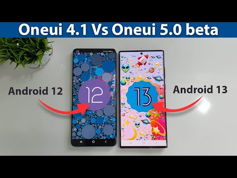 Oneui 4.1 vs Oneui 5 Animations | Android 12 vs Android 13 #samsung #oneui5