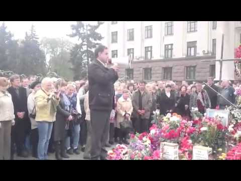 Trauer und Provokation in Odessa – offizielles Gedenken nur anderswo [Videos aus YouTube]