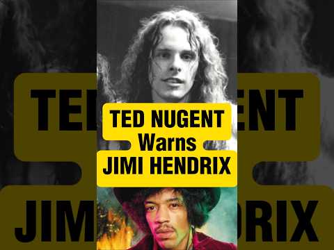 THIS is the Warning Ted Nugent gave Jimi Hendrix #classicrock #rocknroll #guitar