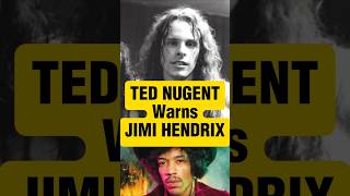 THIS is the Warning Ted Nugent gave Jimi Hendrix #classicrock #rocknroll #guitar