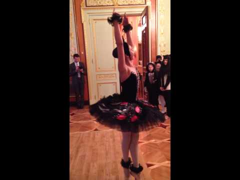 Maria Bulanova, age 13, is dancing in Russian Consulate in New York