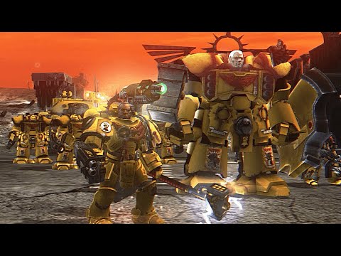 DORN & Imperial Fists vs Iron Warriors! - Unification Mod: Survival | WH40K: Dawn of War: Soulstorm