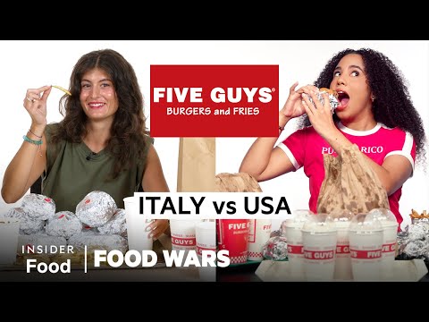 Food Wars: Five Guys - Italy vs. US