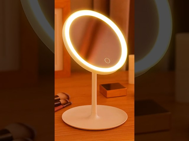 Video ESPELHO DE MAQUIAGEM COM ILUMINAÇÃO LED MODERNO E FUNCIONAL