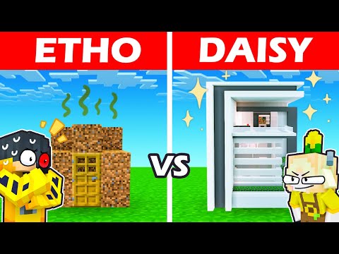 Minecraft Build Battle - ETHOBOT VS DAISY