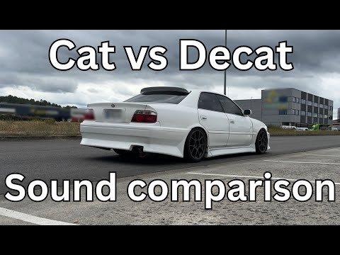 Toyota Chaser JZX100 1JZGTE VVTI | Cat vs. Decat Exhaust Sound Comparison