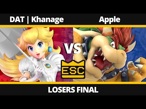 ESC 83 - Losers Final - DAT | Khanage (Peach) Vs. Apple (Bowser) - SSBU Tournament