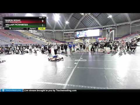 98 Lbs Champ. Round 1 - Baron Rosas, Maize Wrestling Club Vs William Mcwhirter, Iowa 71fa