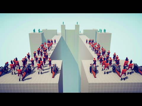PLASTIC SOLDIER DEFENCE FROM FRENCH ARMY | Totally Accurate Battle Simulator - TABS