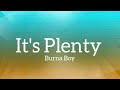 It's Plenty (Lyrics) - Burna Boy It's Plenty (Lyrics) - Burna Boy