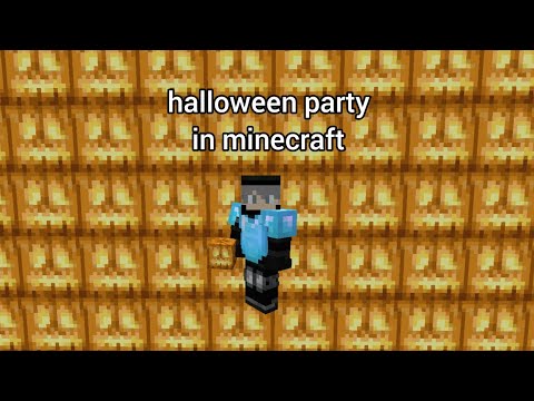 ly bs - [Minecraft]halloween party in minecraft👻🧟‍♂️🎃