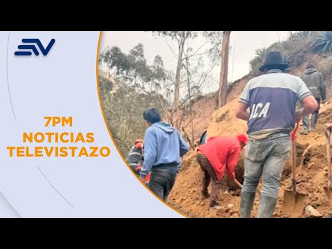 Cuerpo de niño de 9 años hallado tras derrumbe en Alausí, Chimborazo | Televistazo | Ecuavisa