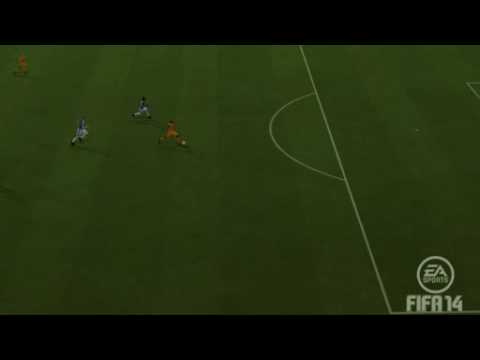 2014 06 11 Guy with long run and nice goal rolled by the keeper FIFA14