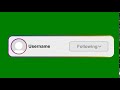 Custom Instagram Follow Animation Green Screen Chroma Key