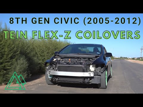 Setting up Tein Flex-Z Coil-overs on a 8th-Gen Civic