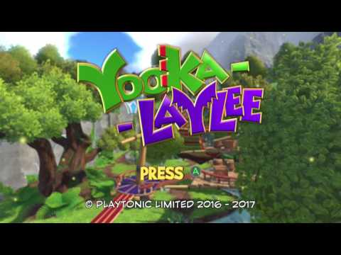 Yooka Laylee Start Screen