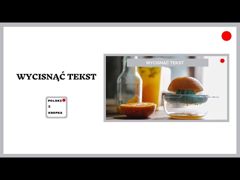 WYCISNĄĆ TEKST