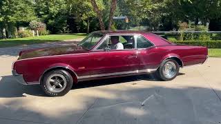 1967 Oldsmobile Cutlass Supreme 442 Sports Coupe Drive By 2