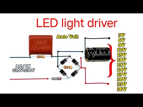 auto volt convert 220V ac to DC 3V 6V 9V 12V 15V 24V | DC led driver
