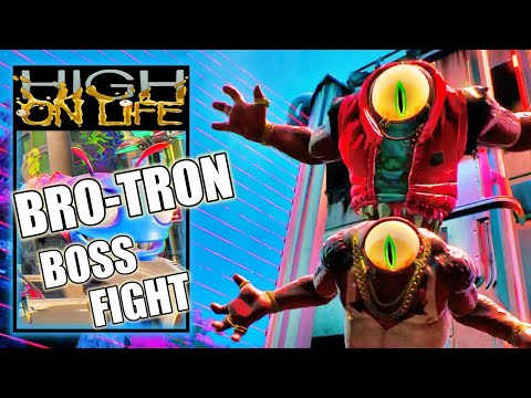 High on Life - Fight & Defeat Bro-Tron the Skrendel Bros Boss Fight