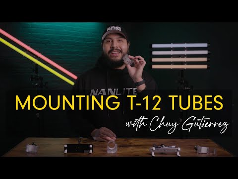 How to Mount LED Tube Lights for Video Production and Photoshoots