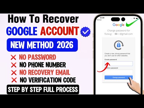 How To Recover Gmail Account without Recovery Email and Phone Number? 2026 || Gmail Account Recovery