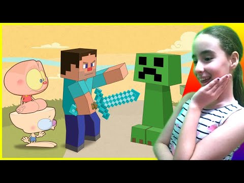 REAGINDO A MONGO E DRONGO CONHECEM STEVE DE MINECRAFT