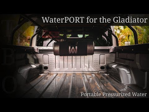 Portable Shower for the Gladiator! Installing a WaterPORT.