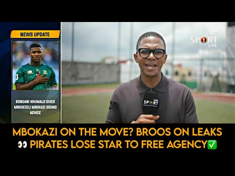 Soccer Zone News Mbokazi shock move ⚡️ Pirates let go of key player 🚨  Hugo Broos press conference 