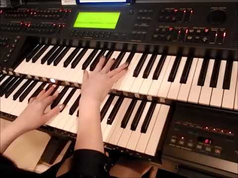 Amazing Grace (pipe organ sound) - on Electone EL-90